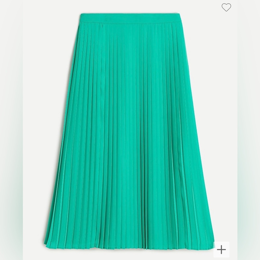 NWT J. Crew Pleated Skirt
